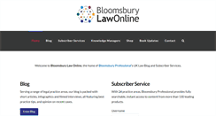 Desktop Screenshot of bloomsburylawonline.com