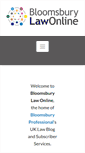 Mobile Screenshot of bloomsburylawonline.com
